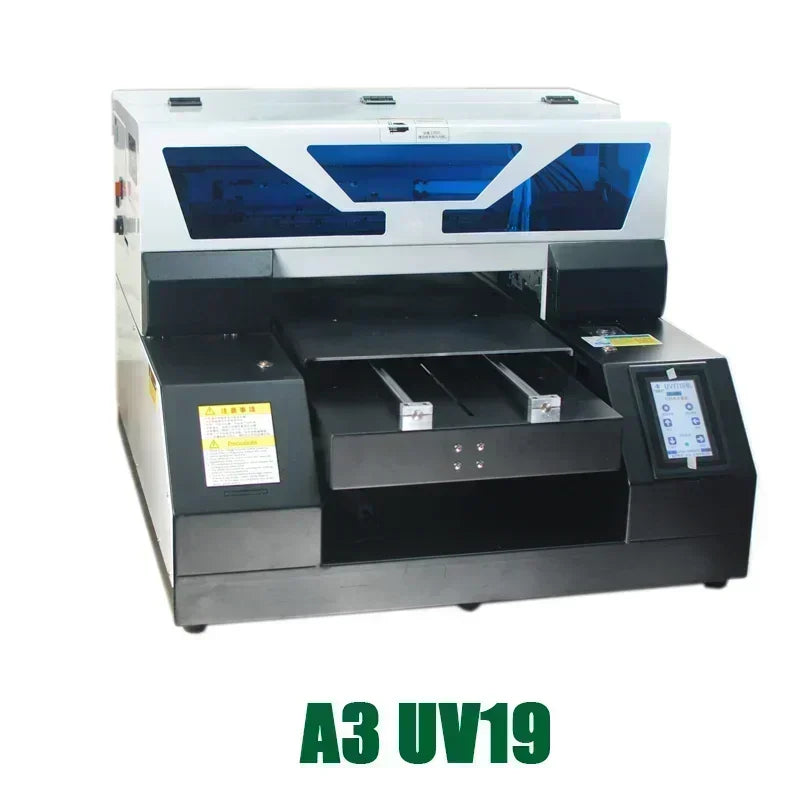 VEVOR A3 UV Bottle Printing For Phone Case Glass Wood Acrylic A4 UV Flatbed Printer Sticker Label Printer  UV Printer