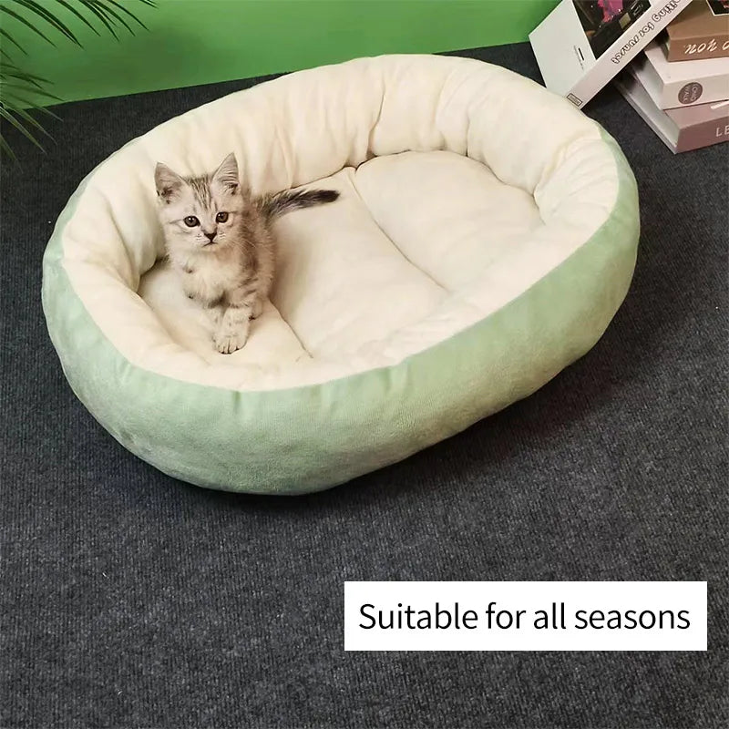 Cat & Dog Beds Oval shaped pet nest All Houses Supplies Things Habitats Basket House Beds Pet Products Cushion Goods Accessories