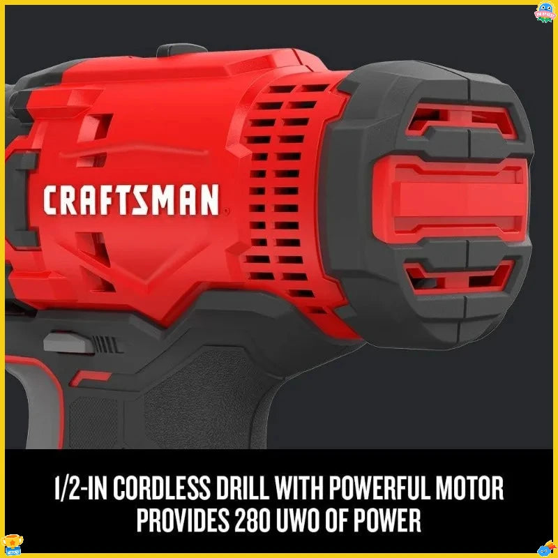 V20 MAX Cordless Drill and Impact Driver, Power Tool Combo Kit with 2 Batteries and Charger, 8.4 lbs