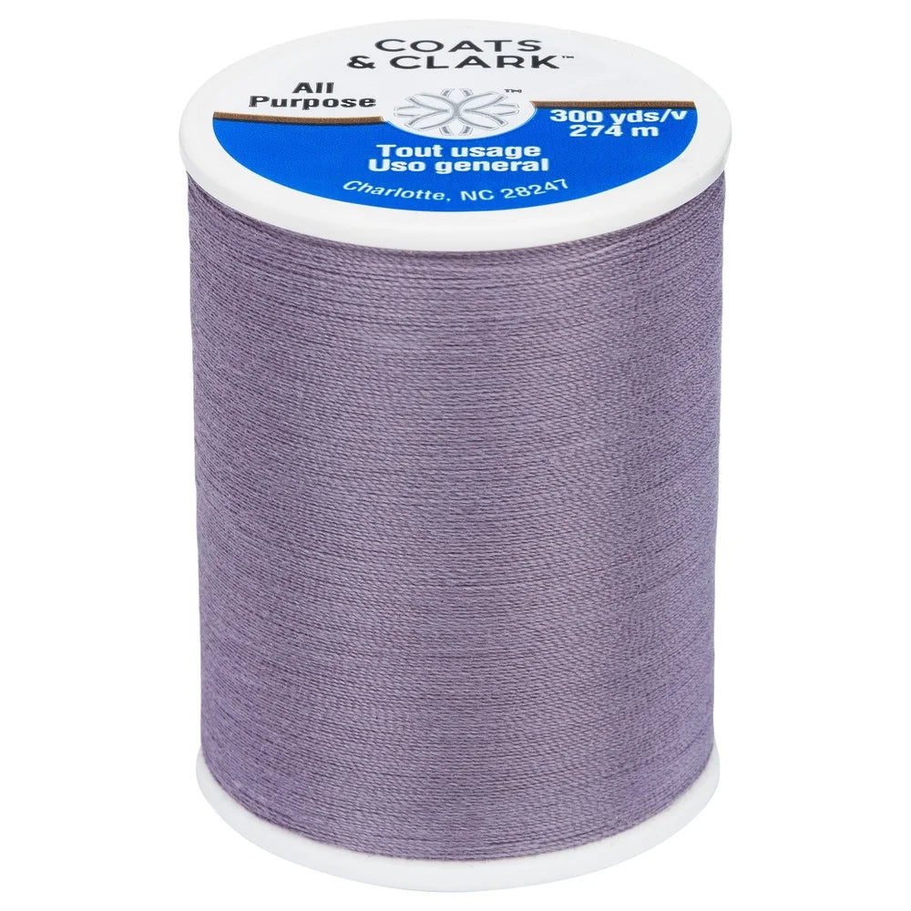 3 Pack 300 Yards Core Spun Polyester Thread Durable Medium Weight Hand Machine Sewing Light Purple Color