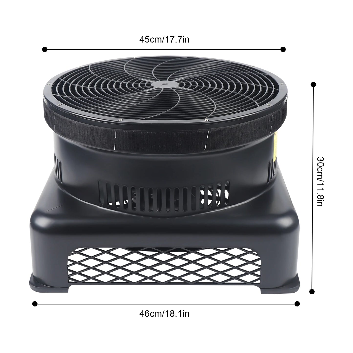 750W 110V Waving Inflatable Tube Guy Blower Fan 18" Diameter Compact Sky Dancer Blower(Puppet Not Included)