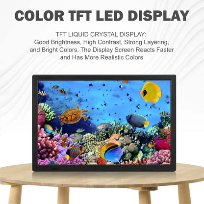 16 Inch Portable LED TV, 1080P Digital TV ATSC High Sensitivity Widescreen Television, , USB, Digital Tuner, AV in/Out