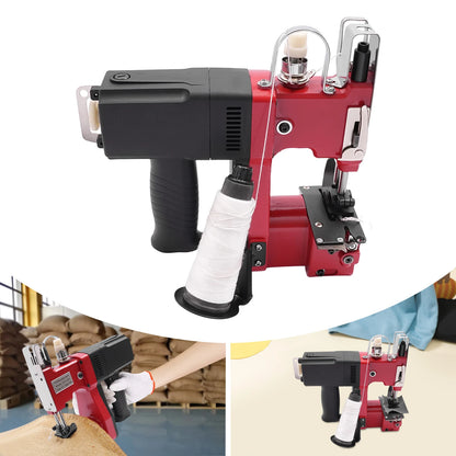 Portable Electric Bag Sewing Machine (110V), 1800 RPM Copper Motor & 2 Secant Modes, Fit Thick/Thin Materials