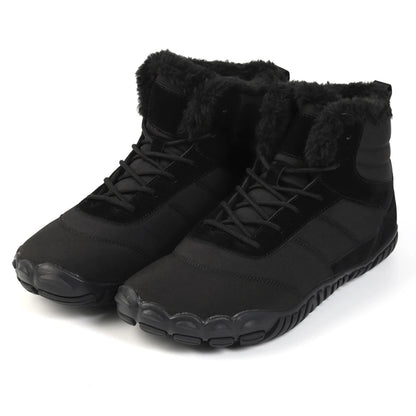 Winter Snow Boots Lightweight Barefoot Shoes Non-Slip Casual Ankle Boots Waterproof Trail Running Shoes for Outdoor Sports