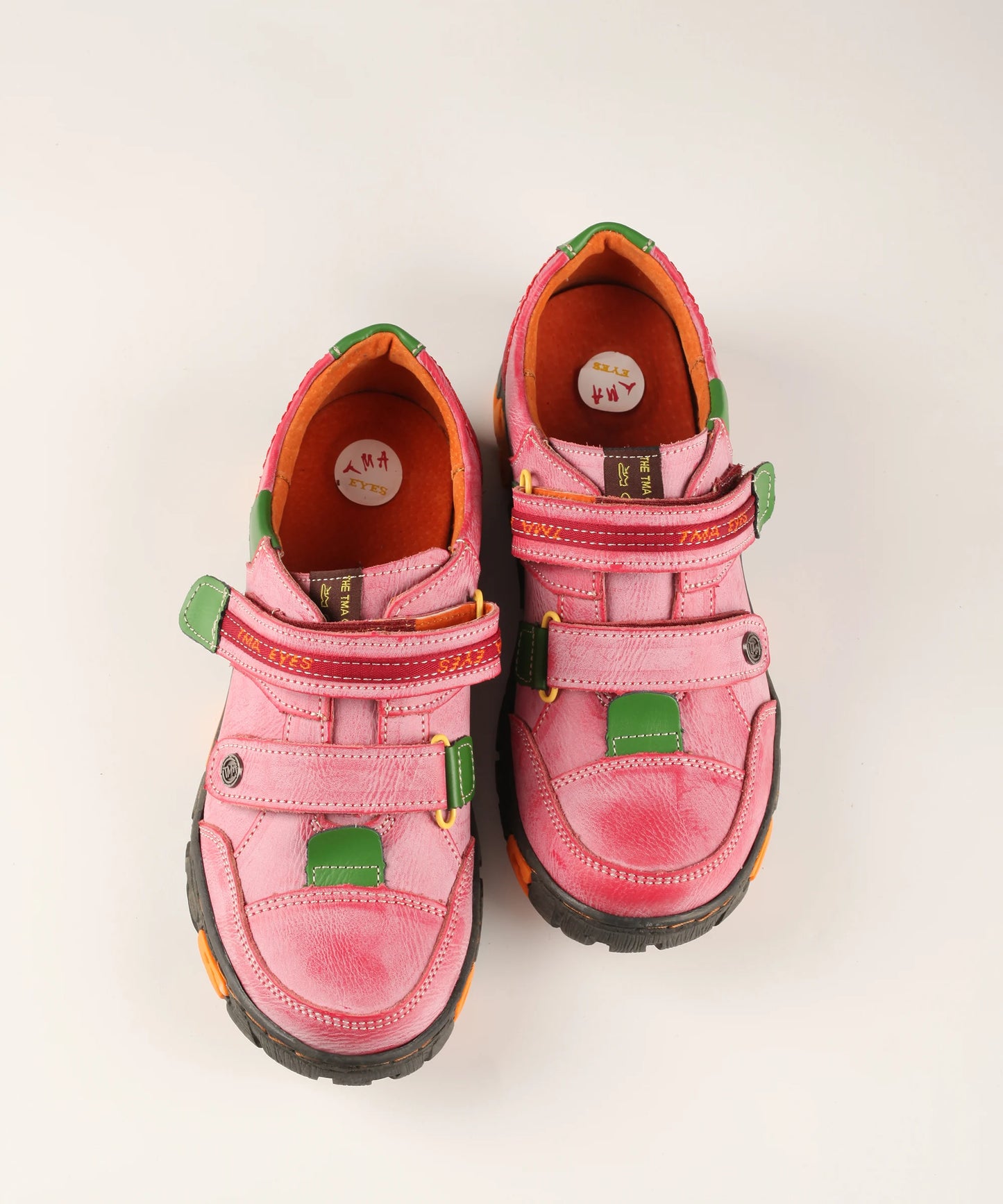 TMA EYES 2025 Autumn New Women's Casual Lace-free Leather Single Shoes For the Outdoors