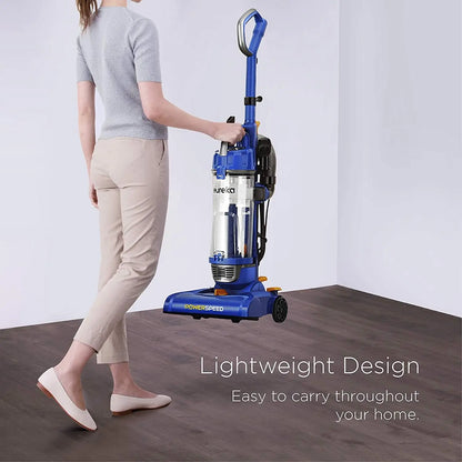 Powerful Bagless Upright Vacuum Cleaner, Lightweight with Large Dust Cup and Multiple Tools