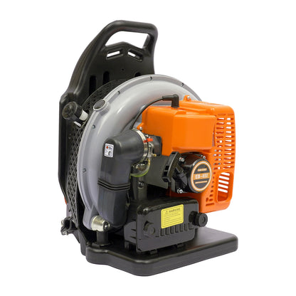 65 CC 2 Stroke Backpack Gas Powered Leaf Blower Commercial Grass Lawn Blower Widespread Blowing for Leaf Sweeping, Lawn Cleaning