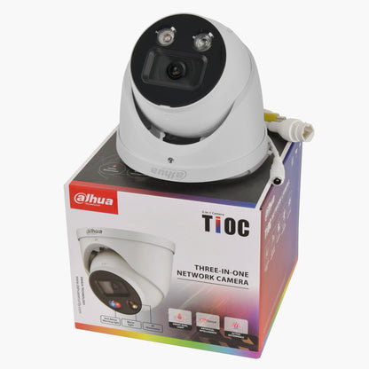 Dahua 8MP Camera IPC-HDW3849H-AS-PV S5 Series Smart Dual Light Active Deterrence Fixed-focal WizSense Two-way Talk SD Card Slot