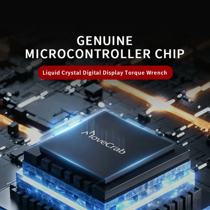 MOVECRAB Digital Torque Wrench 1-340N.m 2% Accuracy Preset & LED/Buzzer Alerts for Bike Motorcycles Automotive Mechanical Tool