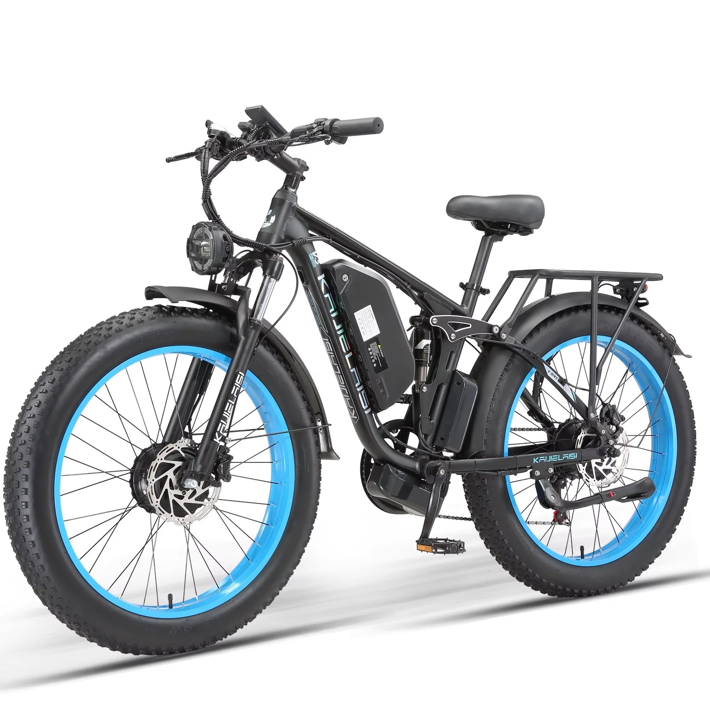 Electric Bike 3000W Dual Motor 52V 26AH Battery Hydraulic Brake Adult Off-Road E Bike 24*4.0 Inch Fat Bike Snow Electric Bicycle