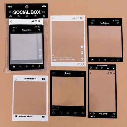 15 Sheets Of Transparent Retro Adhesive Collage Hand Account Decoration Material Sticker Pack, Album Scrapbooking Decor Supplies