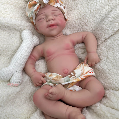 Handmade 19Inch Pascale Platinum Silicone Reborn Baby Boy Unpainted & Painted Washable Doll Gift for Doll Lovers Collector