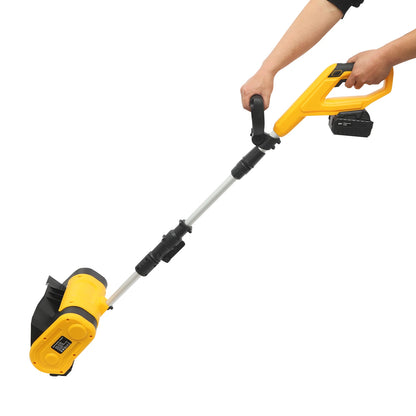 1200W Hand-held Snow Sweeper Shovel Blower Snow Sweeping Broom Battery-powered Cordless Roads Cleaning