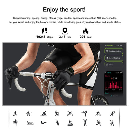 Blackview W30 Smart Watch 1.91 inch Display Waterproof Smartwatch Bluetooth Calling Fitness Tracking Woman Man Watches for Gifts