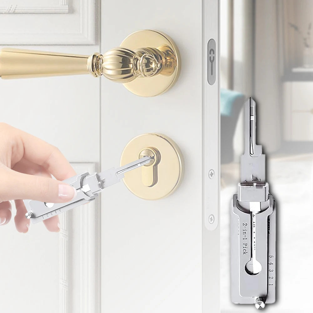 Stainless Steel Key Decoder SS001 Precision Tool Pickup Hand Tool Maintenance Repair Kit