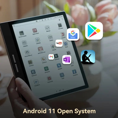 Bigme B751C 7-inch Color e-ink electronic reader, Android 11 OS, 4+64GB e-book tablet, paper-like reading ereader w/ Google Play