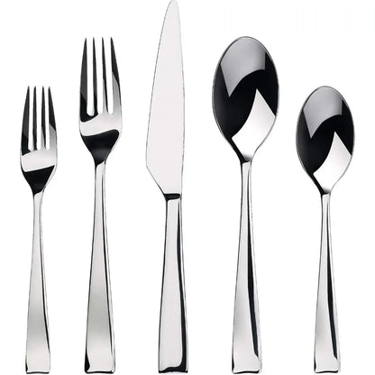 20-Piece Stainless Steel Flatware Set, Polished Silverware Collection for 4, Kitchen Dining Cutlery