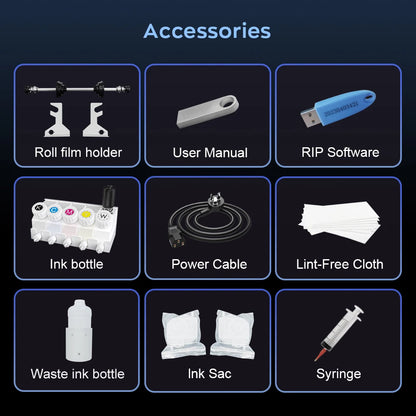 EU/US Stock A3 DTF Printer Printer Impresora XP600 DTF Printer Transfer Printer Direct to Film Printing T-Shirt Printer Machine