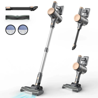 INSE N8 Cordless Vacuum Cleaner 25Kpa Lightweight Stick Vacuum with 2200mAh Rechargeable Battery for Hardwood Carpet Pet Hair