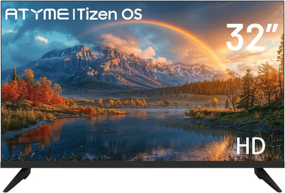 32-inch 720p HD LED Smart TV Powered by Tizen Os,WiFi Television, HDR 10, HDMI, Bluetooth, Flat Screen Television, 1*USB 3