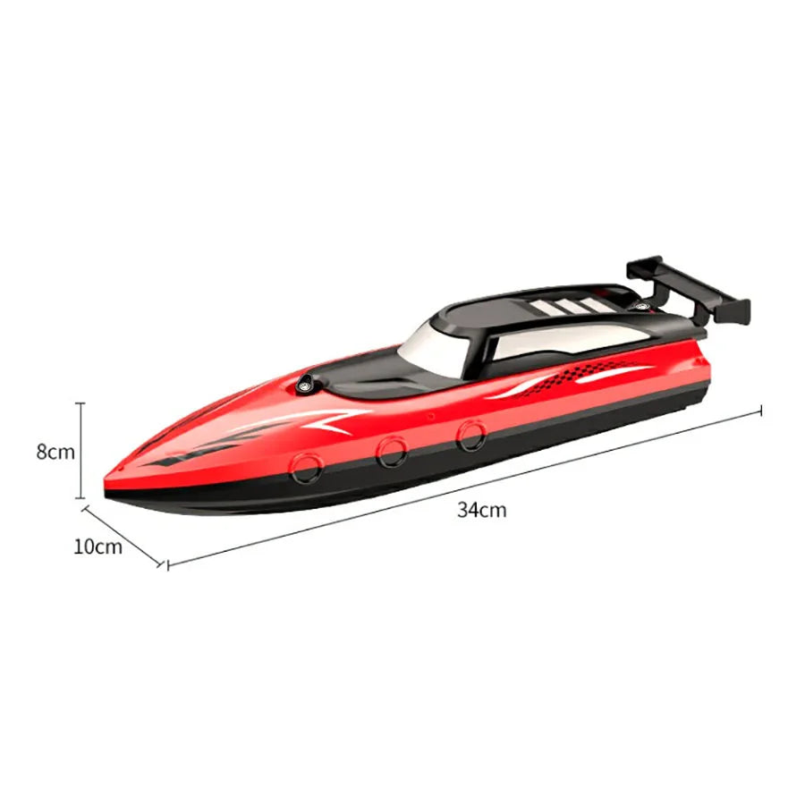 Remote Control Boat Toy for Kids Boys Age 6-12, 2.4GHz/27MHz RC Ship Model, High-Speed Racing Boat for Pool Lake Outdoor Play