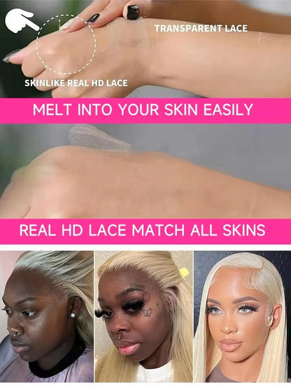 613 Hd 13x4 13x6 360 Lace Frontal Wig Lace Wig Honey Blonde Lace Front Wig Colored Human Hair Brazilian Body Wave Lace Front Wig
