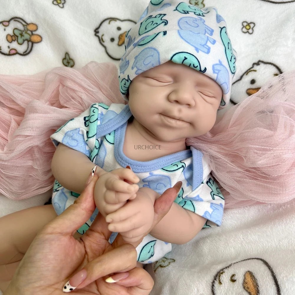 Handmade 19Inch Pascale Platinum Silicone Reborn Baby Boy Unpainted & Painted Washable Doll Gift for Doll Lovers Collector