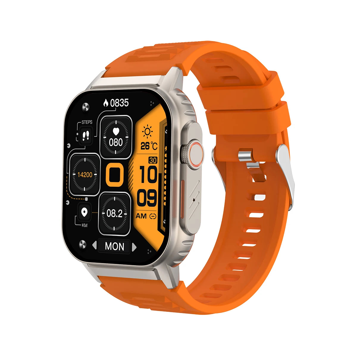 Smart Watch(Answer/Make Call), 2.01" Smartwatch for Men Women, IP67 Waterproof, 100+ Sport Modes Fitness Tracker