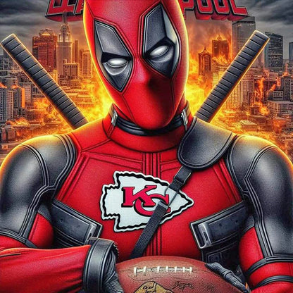 5D DIY Full Round Drill Diamond Painting Team Kit Home Decor Art Craft 40x40cm