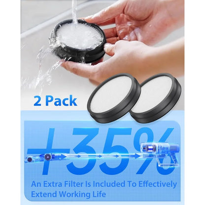 Cordless Vacuum Cleaner 45KPA Stick Vacuum Cleaners for Home 6-in-1 Rechargeable Lightweight Vacuum with Powerful Suction for C