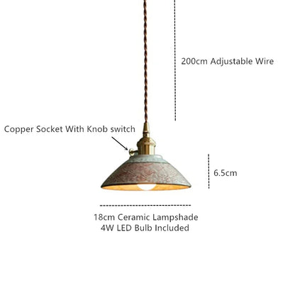 2025  New Style Nordic Modern LED Pendant Lights Fixtures 4W Bedroom Dinning Living Room Ceramic Beside Lamp Hanglamp