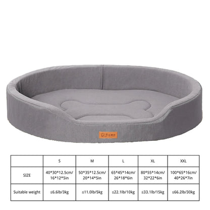 Waterproof Orthopedic Foam Dog Beds for Small Medium Large Dogs Durable Dog Sofa The Pet Bed Washable Removable Cover