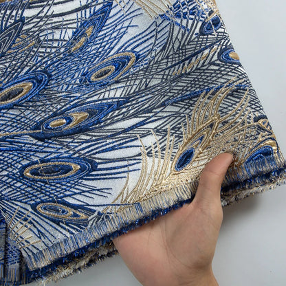 SJD LACE French Jacquard Lace Fabrics 2025 Latest African Brocade Tulle Lace Fabric for Sewing Women Wedding Party Dresses A3327