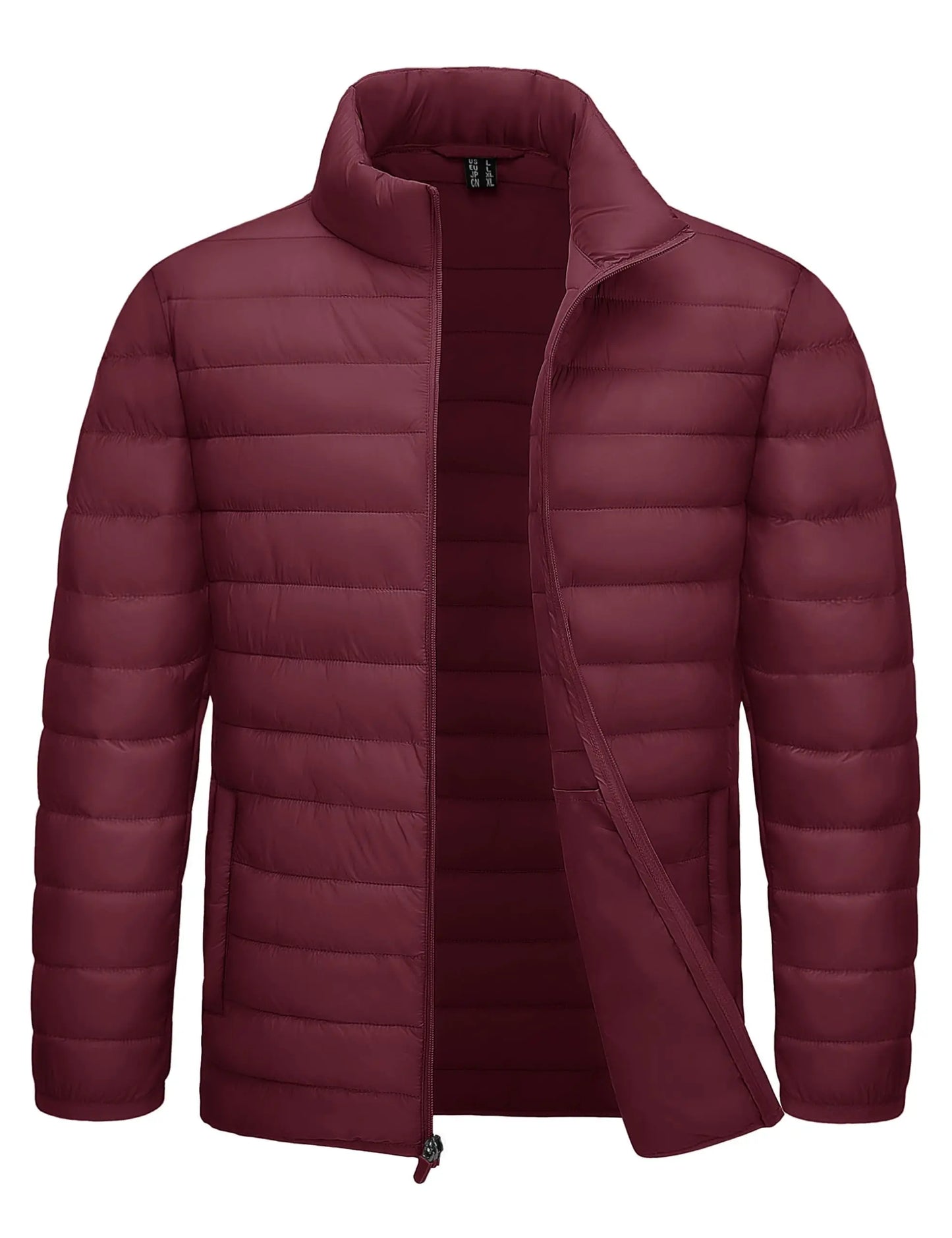 Men's Puffer Jacket Lightweight Warm Winter Coats Water Repellent Windproof Insulated Jacket