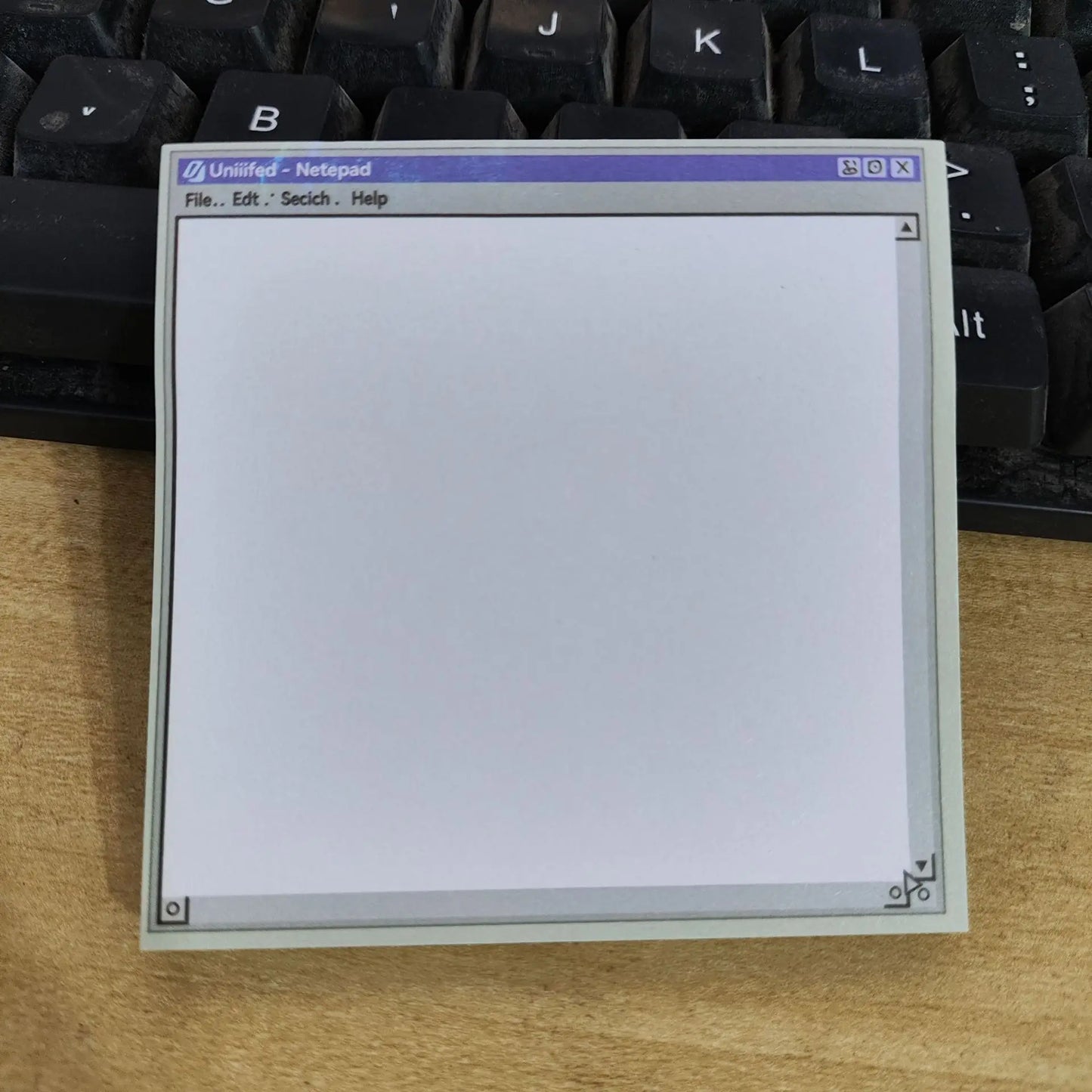 50Pages/book Retro Computer Drawing Tool Pattern Sticky Note Pad，DIY Self-Adhesive Memo，Student Office Message Paper Notepad