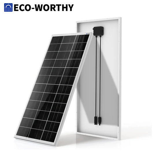 ECO-WORTHY 195 Watt Solar Panel 12 Volt Monocrystalline Solar Panel High Efficiency PV Module Power Charger for Sunsheds,RVs