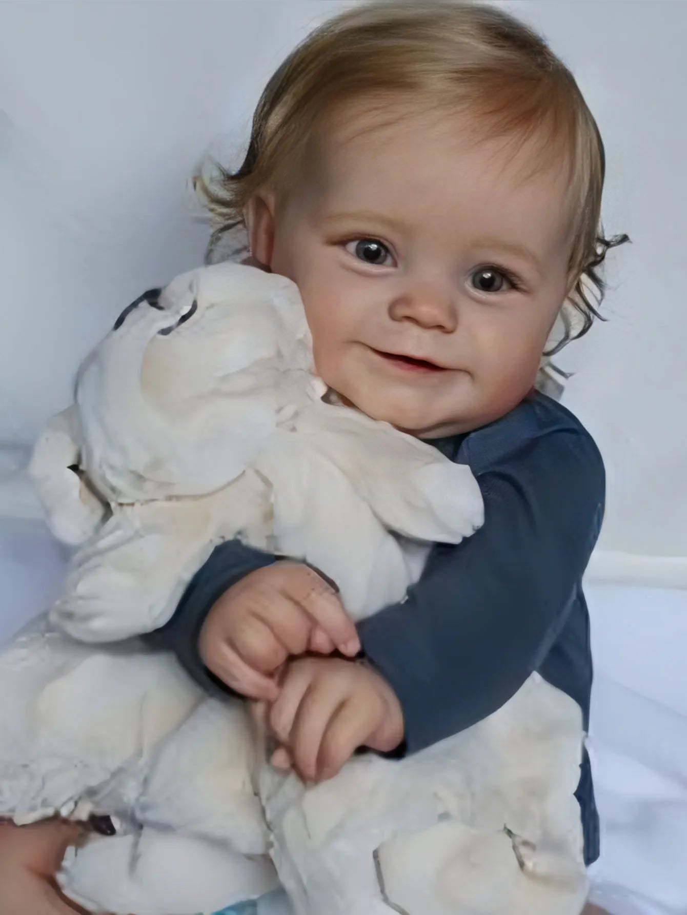 50cm Reborn Doll Baby Doll - Full Silicone Vinyl Girl Body - 20 Inch 3D Painted Skin Realistic Doll Toy Christmas Gift