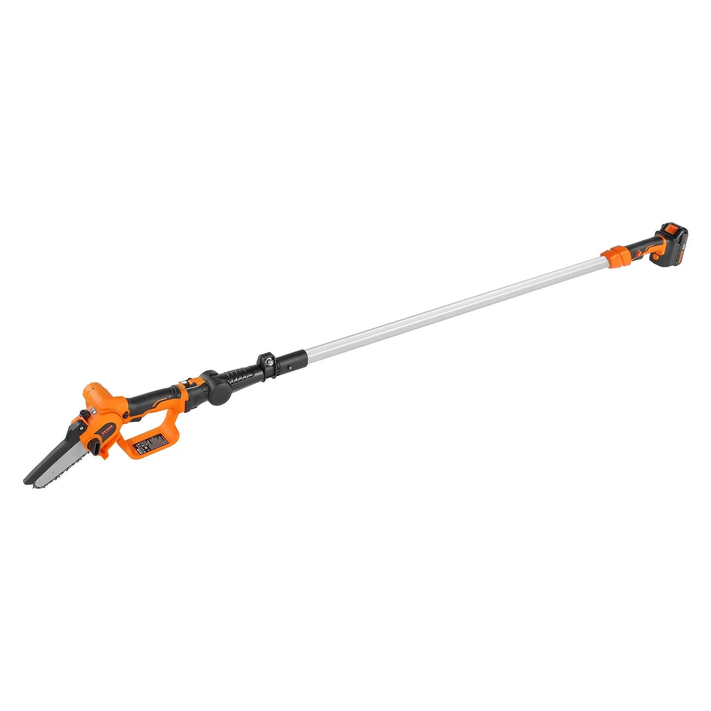 2-in-1 Cordless Pole Saw & Mini Chainsaw, 20V 4Ah Battery Pole Chainsaw, Cutting Capacity 8 Ft Reach Pole Saw For Branch