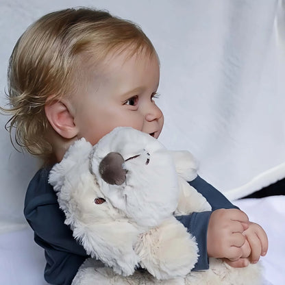 50cm Reborn Doll Baby Doll - Full Silicone Vinyl Girl Body - 20 Inch 3D Painted Skin Realistic Doll Toy Christmas Gift