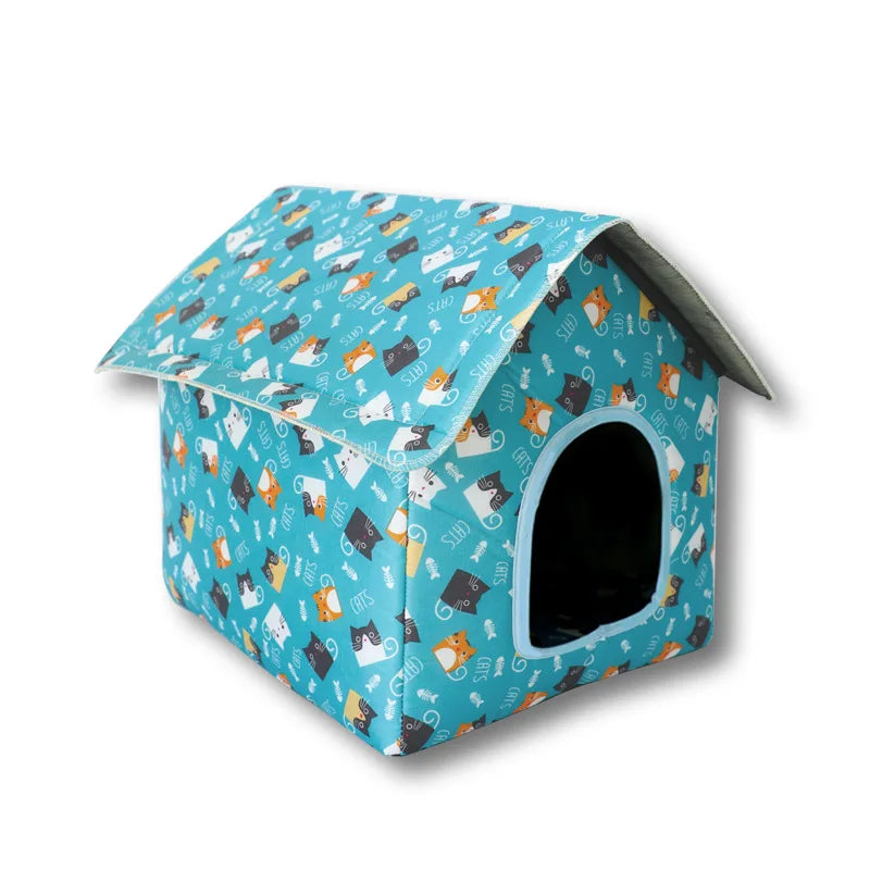 Water-resistant Foldable and Detachable Pet House Ideal for Cats Dogs in Outdoor Environments Cat House Cats Home Pet Supplies