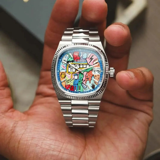 CILOA painted dial watch men's brand authentic trendy fashion 2025 new brand authentic high quality waterproof quartz watch