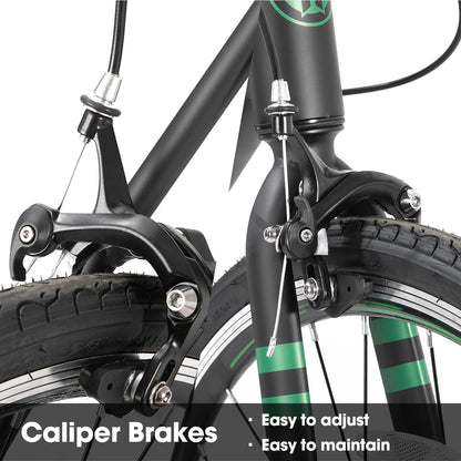 Hiland Aluminum Road Bike,Shimano 14 Speeds, 53/57cm Frame, Racing Bike for Men Mens Racing Bike