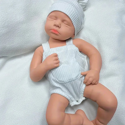 Silicone reborn baby doll, full-body silicone baby doll, realistic baby doll, lifelike reborn baby doll, gift