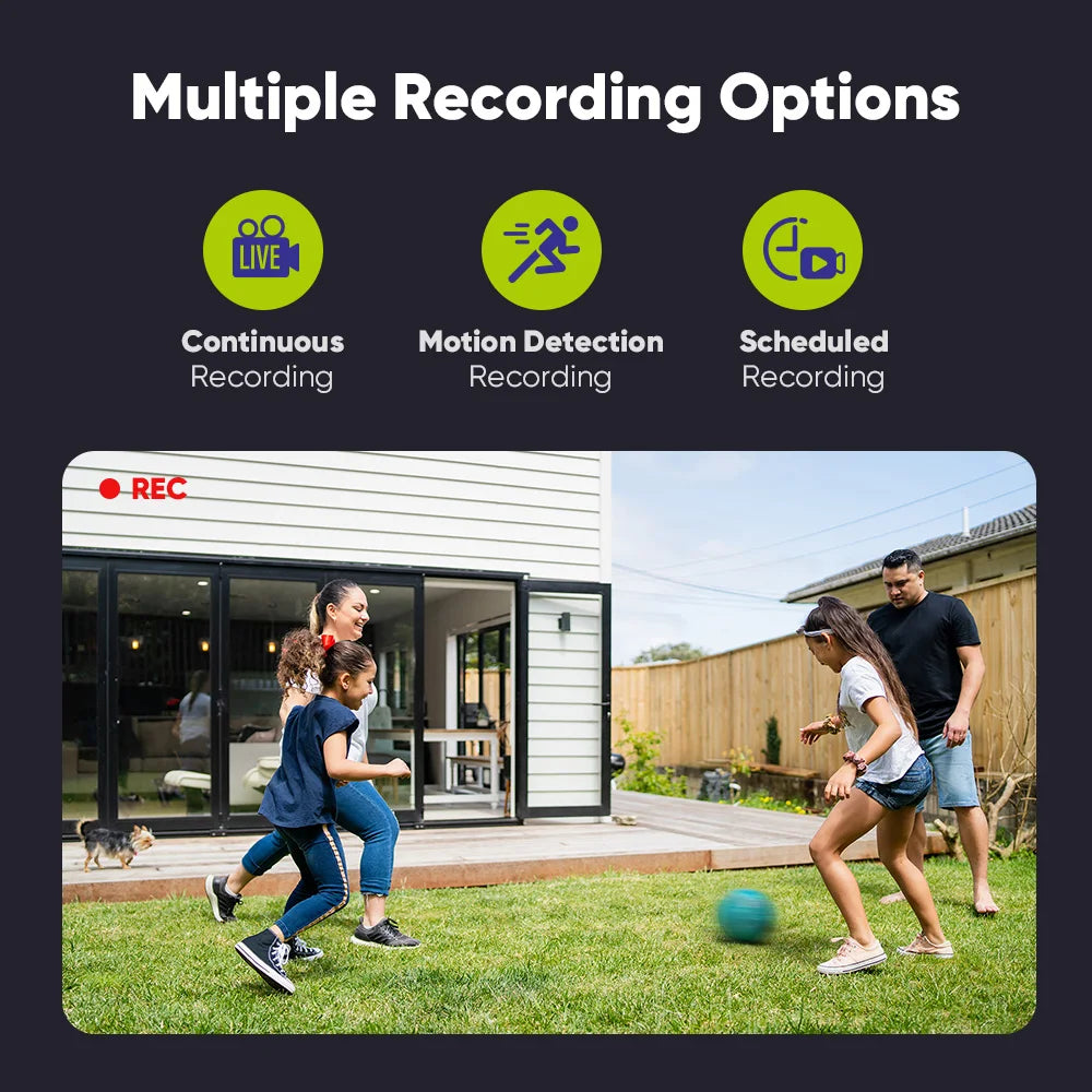 SANNCE 1080P Security Camera System 8CH Home Surveillance DVR Outdoor CCTV Camera with 100ft Night Vision Smart Playback