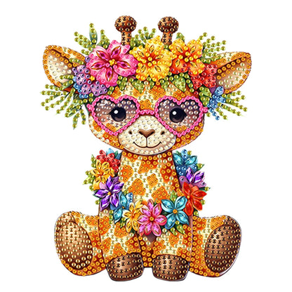 2D/Flat DIY Diamond Painting Kit Diamond Painting Tabletop Ornaments Kit Acrylic Shaking Head Ornament Desktop Diamond Art Kits