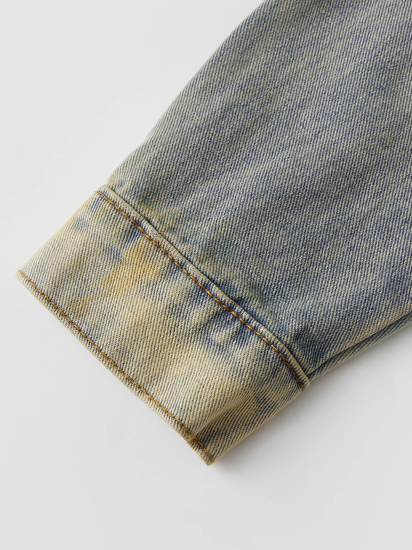 Women s Vintage Oversized Denim Jacket with Flap Pockets and Distressed Details Button Up Long Sleeve Casual Coat