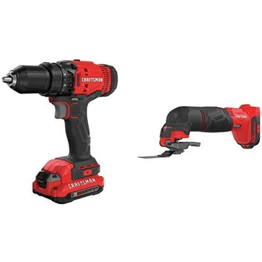 V20 Cordless Drill & Jig Saw Combo Kit, 2-Tool Set with Brushless Motor, Compact & Powerful