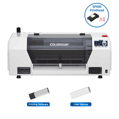 Colorsun A3 DTF Printers For Epson XP600 Impresora a3 dtf Printing Machine Direct to Film T-shirt Printers For T-Shirt Hoodies