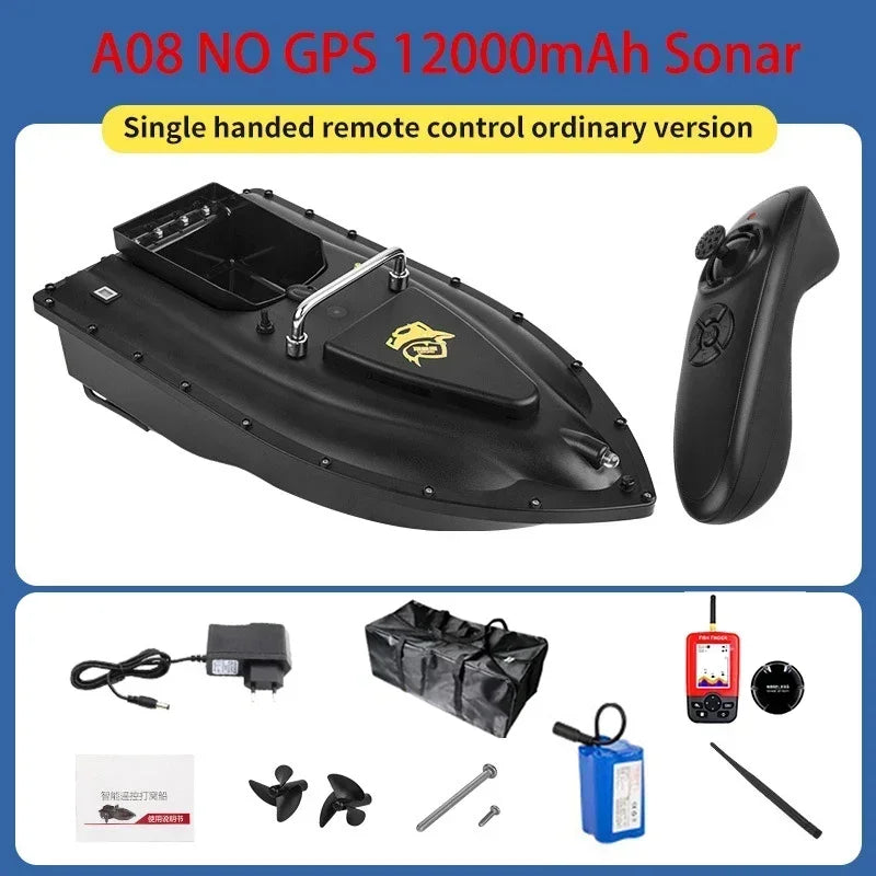 RC Bait Ship 600m 16GPS 2KG Load bearing Automatic Return  Light Illumination Sonar Waterproof High Speed Cruise Night Fishing