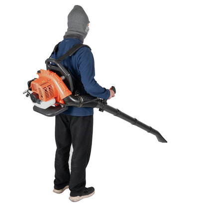 High-Efficiency Gasoline Leaf Blower, 1250W Power, 47.2CC Engine, Adjustable Blowing Range, Comfortable Backpack Design